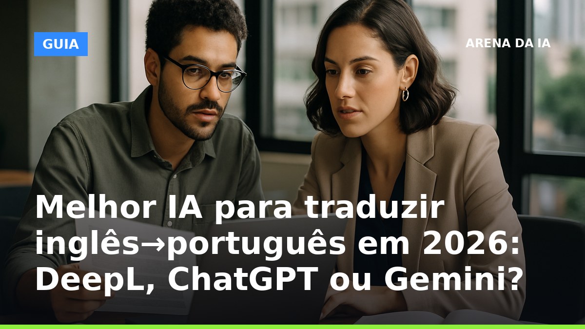 Melhor IA para traduzir inglês para português em 2026 (DeepL, ChatGPT e Gemini)